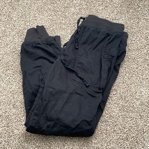 Black xs cotton joggers